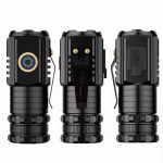 Mini 3'' size steel body Flash Super Power Flashlight
